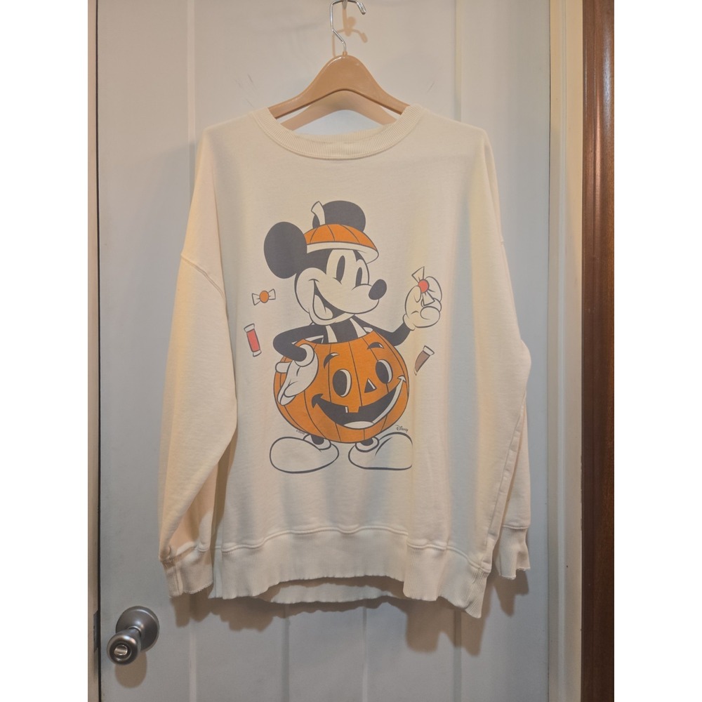 American Eagle Mickey Mouse Disney Halloween Oversized Sweater Size Large